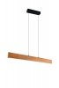 Lampa wisząca LED prostokątna drewniana klasyczna nowoczesna ściemnialna EDGEWOOD 359710130 Trio 
